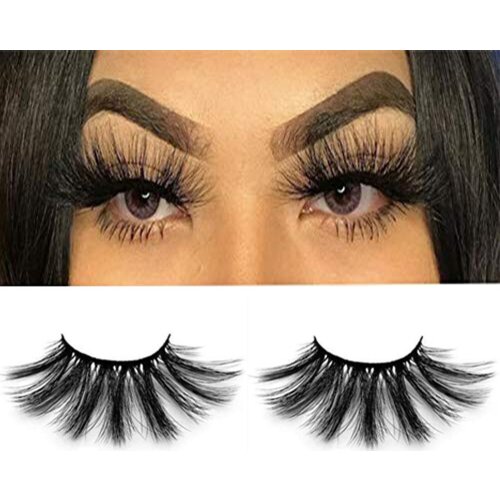 25 mm Mink Lashes False 6D Faux Long Eyelashes Fake Eye Eyelash Handmade Natural Presser Extension Wholesale in Bulk Makeup Tool