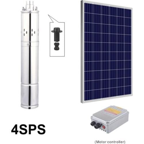 4SPS3/60-D48/500 DC48V Immersion submersible irrigation screw impeller dc Solar Water pump