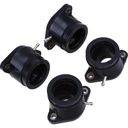 4x Carburetor Interface Insulator for Yamaha XJR1200 95-99 XJR1300 98-06 Carburetter Intake Pipe Adapters Insulator Connectors