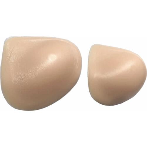 560g/Pair securely to the body triangle breast cancer Silicone Breast Forms Prosthesis Mastectomy