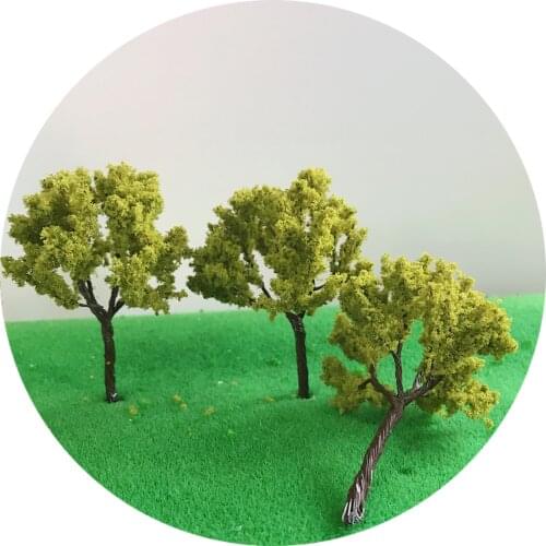 6pcs 7cm-12cmArchitectural model Material Mini Model Wire Tree for Model layout design