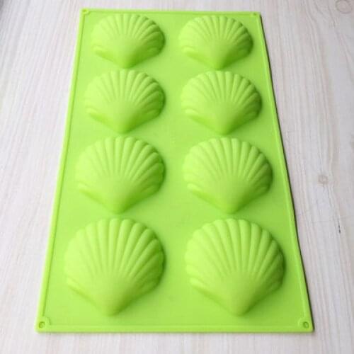 8 Empty Shell Baking Cake Decoration Mold DIY Handmade Soap Tool