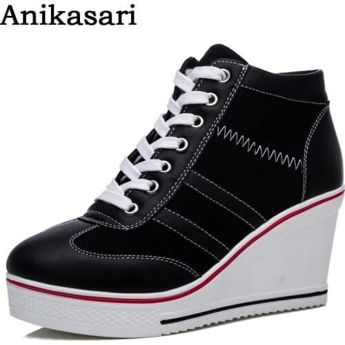 Anikasari Women's Wedge Ankle Boots