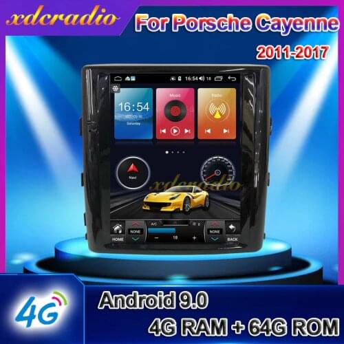 Xdcradio 9" Android 10.0 Tesla Style Vertical Screen Car Radio For Porsche Cayenne Multimedia GPS Navigation 2011-2017
