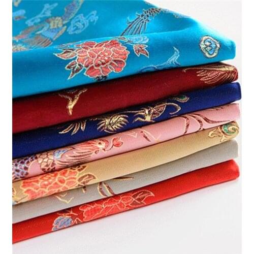 CF50 5Yards High Quality Jacquard Brocade Fabric Chinese Wedding Cloth Fabric National Cloth Fabric Cosplay Antique Cloth Fabric