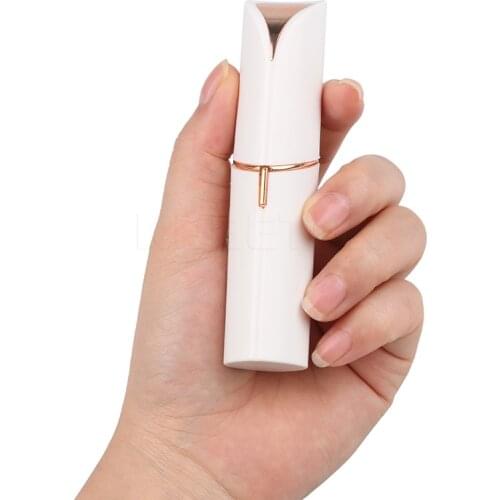 Electric Eyebrow Trimmer Mini Trimmer for Nose Lip Hair Epilator Eye Brow Facial Hair Removal Painless Face Shaver for Lady