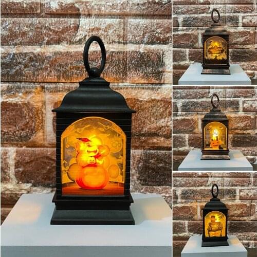 Halloween Lantern Ghost Festival Portable Electronic Candle Light Bar Haunted House LED Ambience Arrangement Supplies