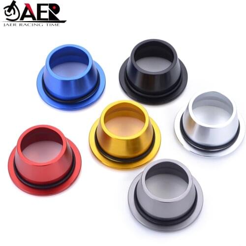 JAER CNC Exhaust Tip Muffler Pipe Cover For Yamaha Tmax 2017-2018 Motorcycle Tail Rear Pipe Tip Exhaust Silencer Cover