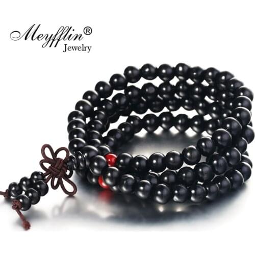 Fashion Wood Beads Buddha Bracelet Men Women 2020 Multilayer Bracelets & Bangles Pulseiras Pulseras Mujer Tibet Jewelry