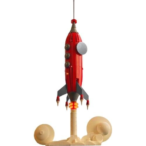 MOC Space Rocket Shuttle Launch Building Blocks Bricks Sets Hith-Tech Model DIY Toys For Childrens Education Toys Gifts 330PCS