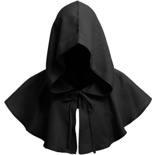 Male and female adult Halloween costumes Death Cloak Medieval Cloak Performance Costume