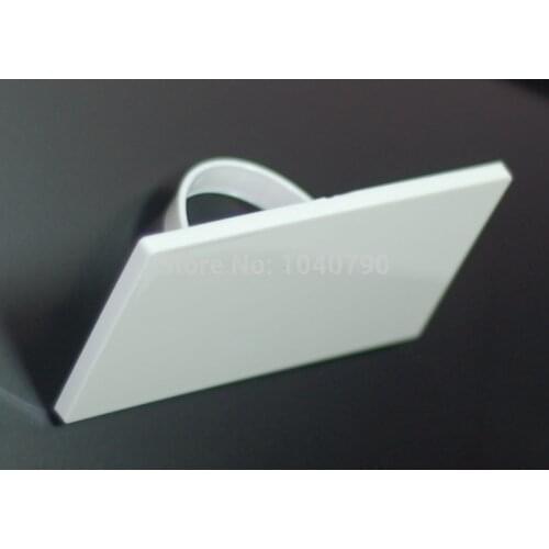 ABS material Rectangle sticker card sets Interview microphones microphone sticker rectangle Rectangle sticker card sets