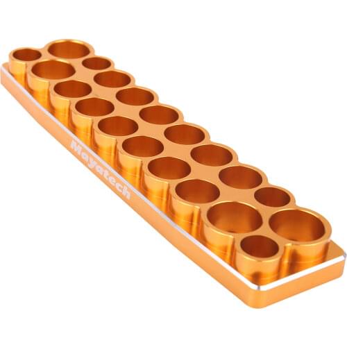 Mayatech CNC Tool Placement Base Screwdriver Holder Settle up to 20 tools Aluminum Alloy Tool Tray / Socket