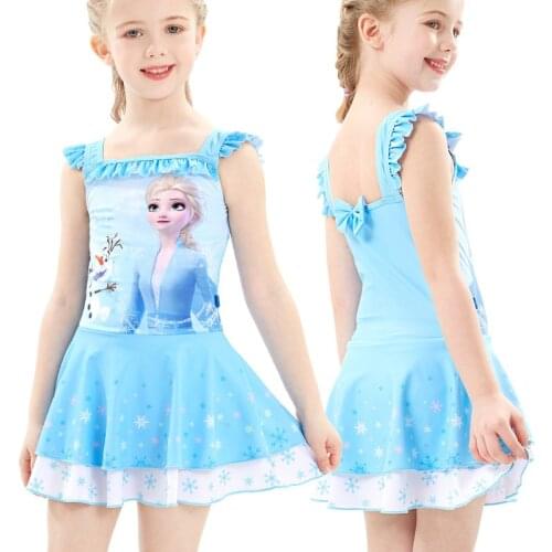 Disney Plush Princess Disney Store Frozen Doll Kawaii Cartoon Cute Dolls Frozen Swimsuit Anime Plush Toys For Girl Birthday Gift