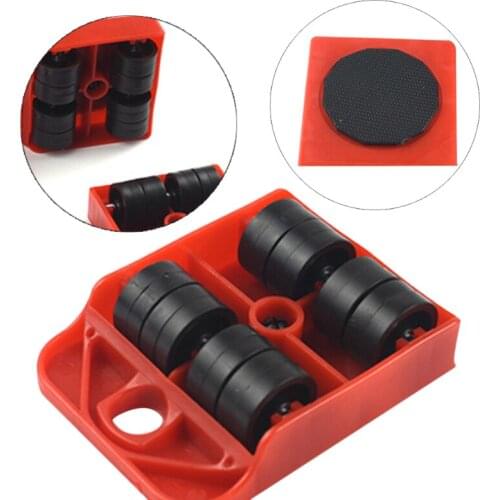 TOP Moves Furniture Tool Transport Shifter Moving Wheel Slider Remover Roller Heavy