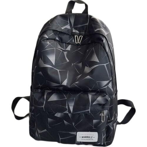 Backpack women mens computer backpack new fashion travel large-capacity high school junior high school student school bag