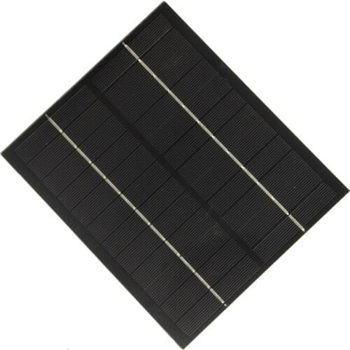6W 12V Solar Panel Cell PET Monocrystalline DIY Solar Battery Charger For 9V Battery 200*170MM Free Shipping