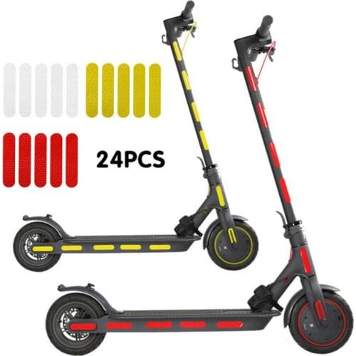 Electric Scooter Reflective Stickers Luminous for Xiaomi Mijia M365 Scooter Night Riding Safety Stickers Scooter Accessories