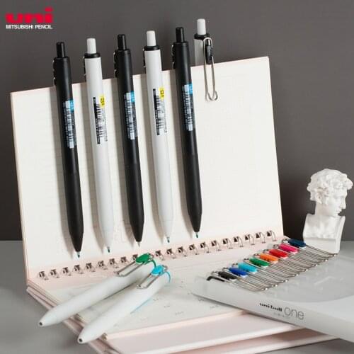 Uni Mitsubishi Press Gel Pen Refill uniball one New Black Technology umn-s Anti-fatigue Candy-colored Pen Set 0.38/0.5mm
