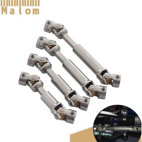 Metal Drive Shaft Universal Joint 45-80mm for 1/14 TAMIYA RC Tractor Truck Model Car Upgrade Accessories
