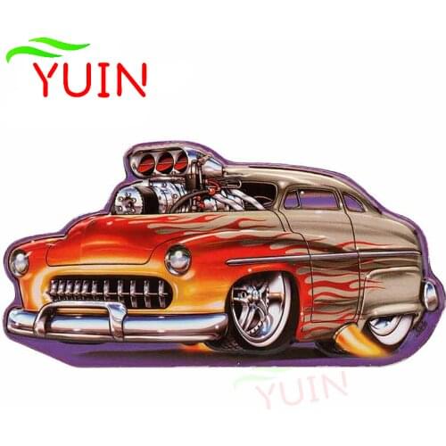 Cool Cars Graphics Creative Car Sticker Personality PVC Body Bumper Decoration Accessories Waterproof Anti-UV Decal 13*7cm