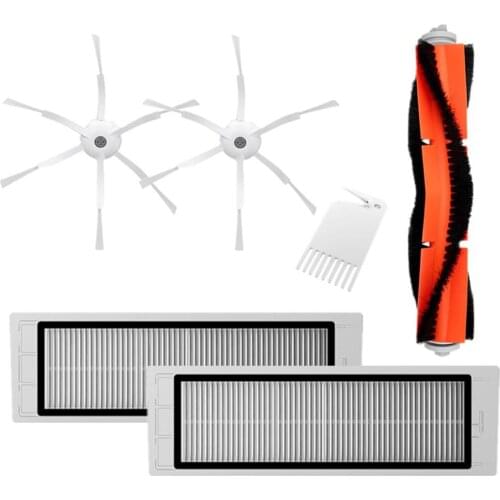 Roborock Vacuum Cleaner Replacement Part Wahsable Hepa Filter,main Brush,mop Cloth,side Brush For Xiaomi 1/1s/xiaowa#g4