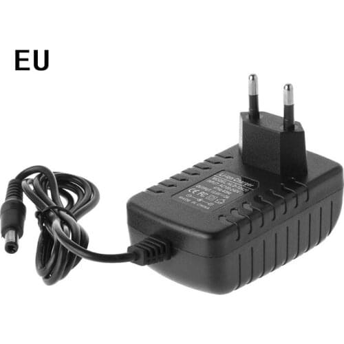 EU /US Plug 12.6V 2A 18650 Lithium Battery Charger DC 5.5MM x 2.1MM Portable Charger Constant Current Voltage