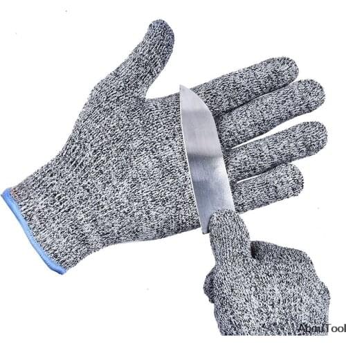 Anti-cut Level 5 Safety Work Gloves HPPE EN388 ANSI Cut Resistant Gloves Cut Proof Gloves Kithchen Garden Working Accessories