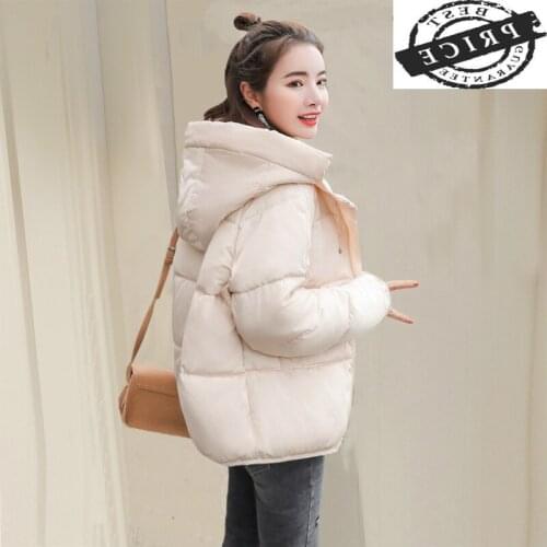 Jacket Women Winter 2021 New Hooded Warm Thick Parka Cotton Padded Coat Female Korean Fashion Womens Outwear Coat LWL1105