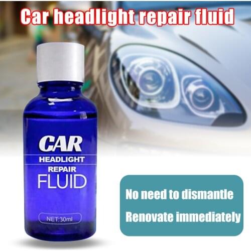 2021 10/30ML Car Headlight Maintenance Clean Retreading Agent Spray Polishing Repair Anti Scratch Headlight Polishing Liquid