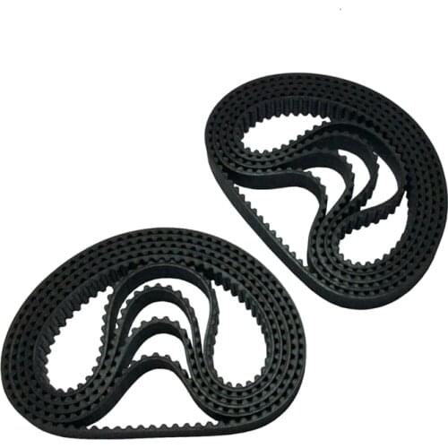 2GT Timing Belt Width 6/9mm Length 96/98/100/102/110/112/120/122/124/126/128mm Toothed Conveyor Belt for 3D Printer Closed Loop