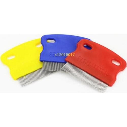 1000pcs Stainless Steel Long Needle Lice Comb Pet Dog Cat Clean Comb Brush Dog Hair Grooming Tool