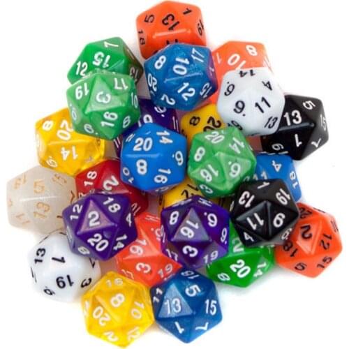 11 PCS/Set Funny Dice Puzzle Game Send Children Twenty Side 11 Colors