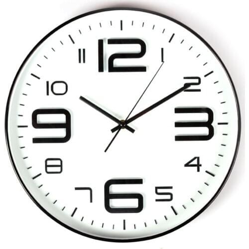 14 inch quartz clock digital wall clock fashion simple art deco clock wholesale creative clock