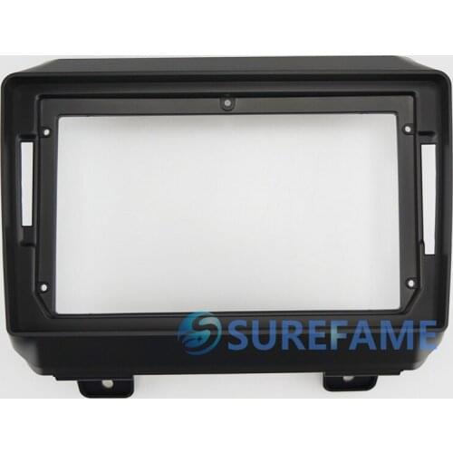 9 inch Car Fascia Radio Panel for JEEP WRANGLER RUBICON 2018+ Dash Kit Install Facia Console Bezel Adapter 9inch Plate Cover