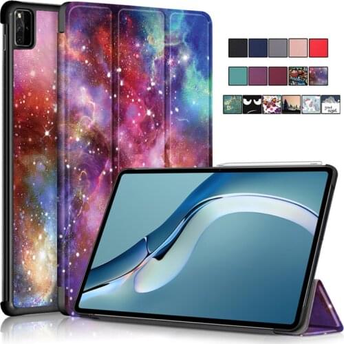 For Huawei MatePad Pro 12.6 Case Coque Slim PU Leather Stand Protective Cover For Funda Huawei Matepad Pro Case 12.6 inch