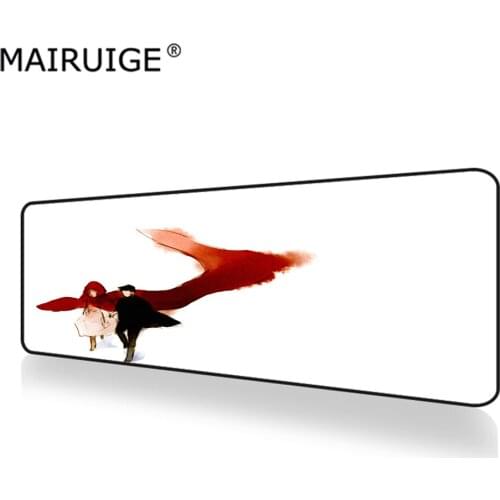 Couple Black and Red Mouse Pad XXL Gamer Desk Mat PC Large Keyboard Pad Gaming MousePad 90x40cm/80x30cm for Laptop Table Pads