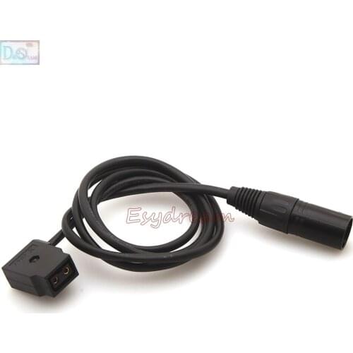 D-TAP Female to XLR 4pin Male Adapter Cable Adapt XLR to D-tap Female 1m