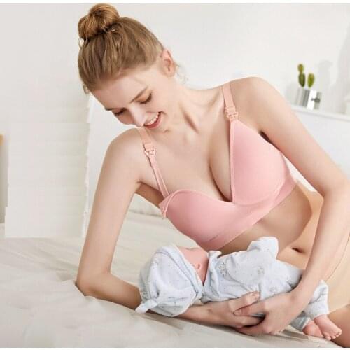 Cotton Pregnant Women Maternity Nursing Bra Breastfeeding Underwear Intimates Clothes feeding bras Ladies underwear bra