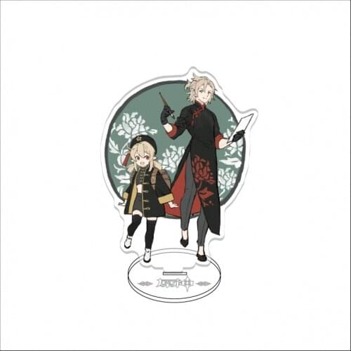 Game Genshin Impact Paimon Lumine Venti Xiao Albedo Diluc Klee Cosplay Acrylic Stand Figure Model Plate Desk Display Decor Gifts