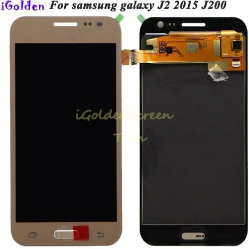 KINCOP 100% Tested For samsung galaxy J2 2015 J200 J200F J200Y J200H lcd display + touch screen digitizer assembly+free tools
