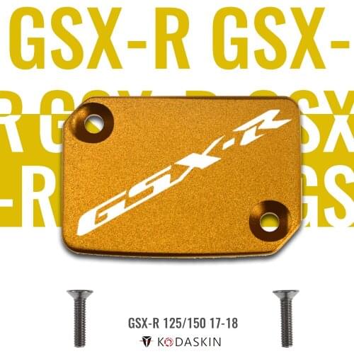 KODASKIN MOTO CNC Aluminum Brake Fluid Reservoir Tank Cap Front Brake Cap for SUZUKI GSX-R 125 150 gsxr 17-18