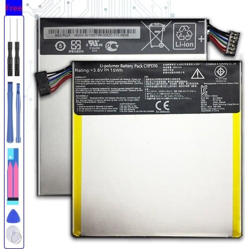 Tablet Li-Polymer Battery For Asus FonePad 7 ME372CG K00E ME372 C11P1310 3950mAh
