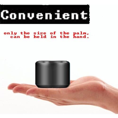 TWS one drag two mini metal Bluetooth speaker selfie Bluetooth audio creative gift Bluetooth small steel gun speaker