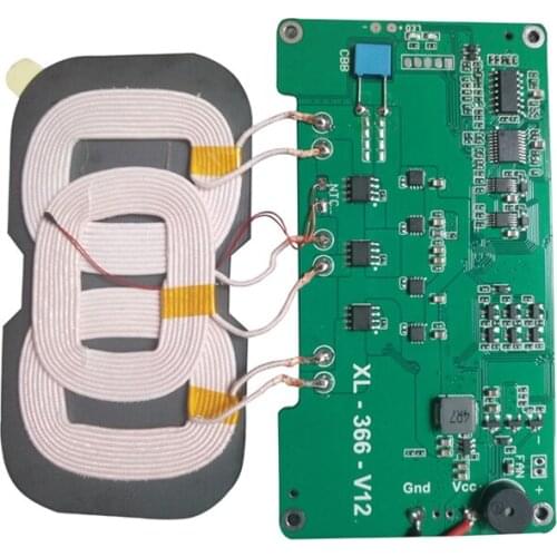 Wireless Charger Module Three-coil 12VPCBA Vehicle Printed Circuit Board Fast Charging and Refitting of Vehicle Cigarette Lighte