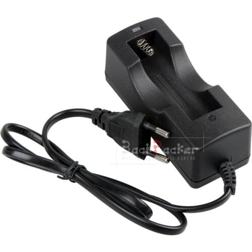 EU Plug AC Wall Charger Adapter for 18650 Li-ion Rechargeable Battery