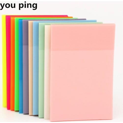 New High Quality 11 Colour Memo Pad Sticky Notes Bookmark Marker Sticker Paper Student office Supplies