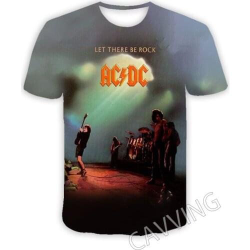 New Fashion Women/Mens 3D Print AC DC Band Casual T-shirts Hip Hop Tshirts Harajuku Styles Tops Clothing Size : S-7XL
