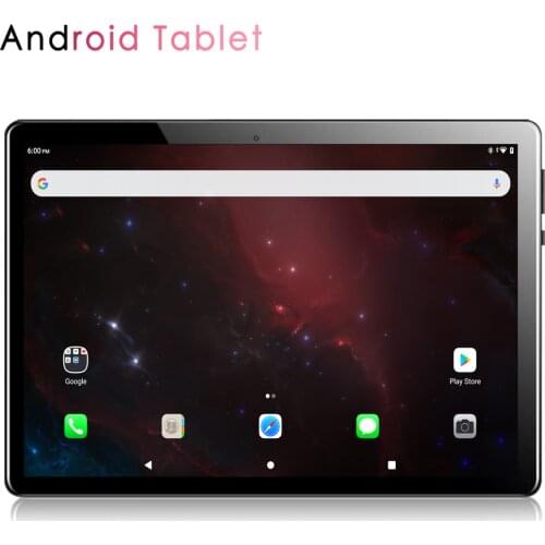 10.1 Inch Tablet pc New Android 10.0 Android Tablets 3G/4G Phone Call Octa Core 4GB+64GB ROM Bluetooth Wi-Fi 2.5D Steel Screen