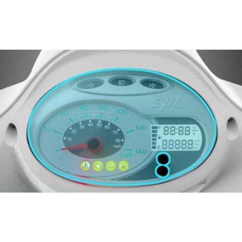 For SYM XS125T Dashboard Cluster Scratch Protection Instrument Speedometer Film Screen Protector Stickers